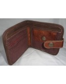 Cotton and Leather Wallet