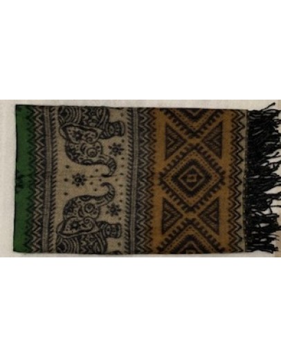 Elephant Designed Shawl Elephant Designed Shawl