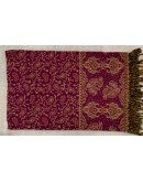 Flower Pattern Yak Shawl 