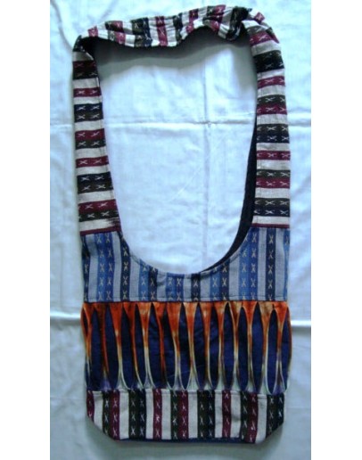 Cotton Stripe Shoulder Bag