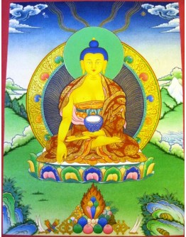 Shakyamuni Buddha Thangka Painting 