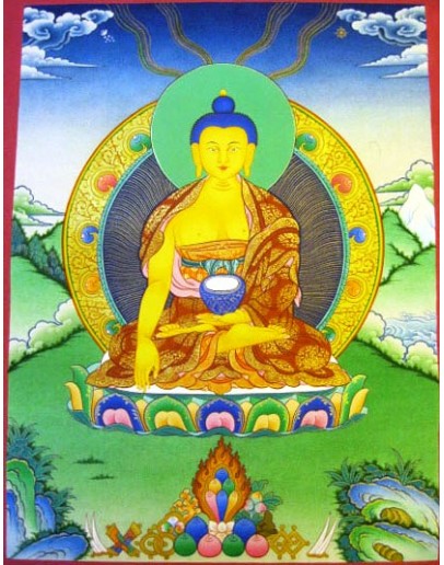 Shakyamuni Buddha Thangka Painting 