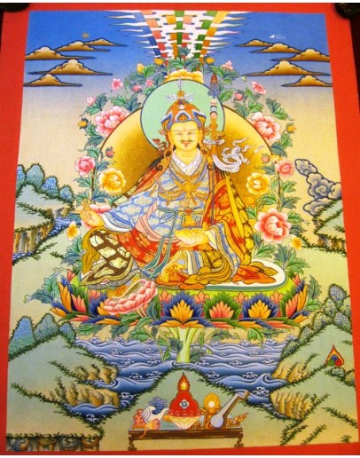 Guru Padhmasanbhava Thangka Painting 