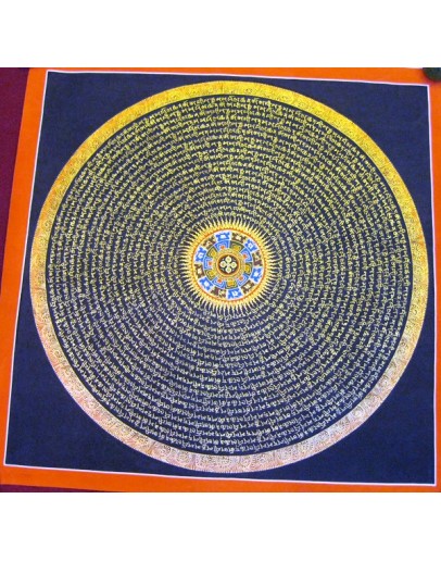Tibetan Mantra Mandala Thangka Painting 