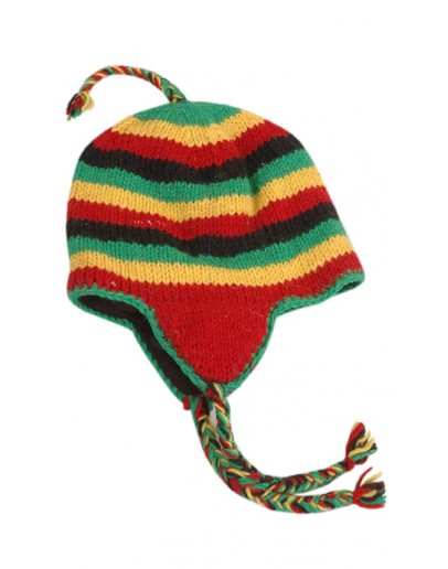 Rainbow Woolen Knitted Hat